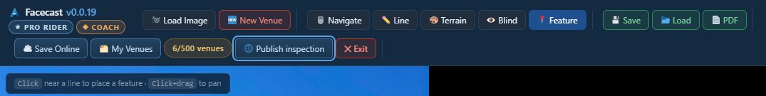 The publish confirmation prompt over the editor.